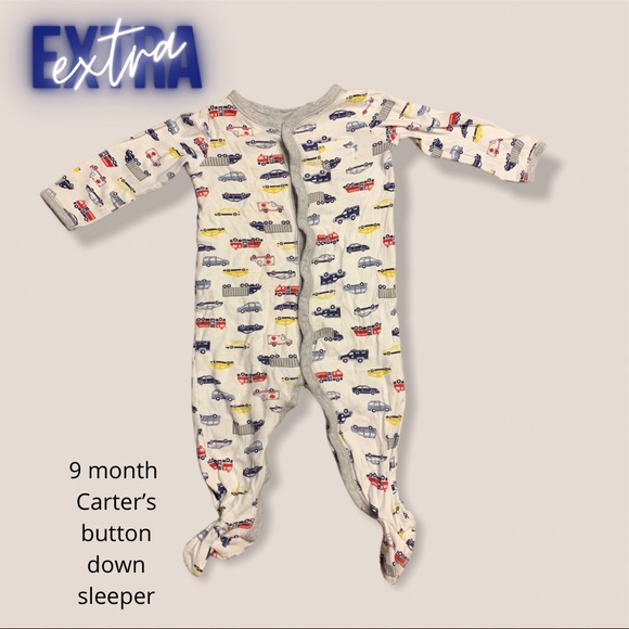 Baby Sleepers 12 month 3 pack! +BONUS 9 M sleeper - Picture 11 of 11